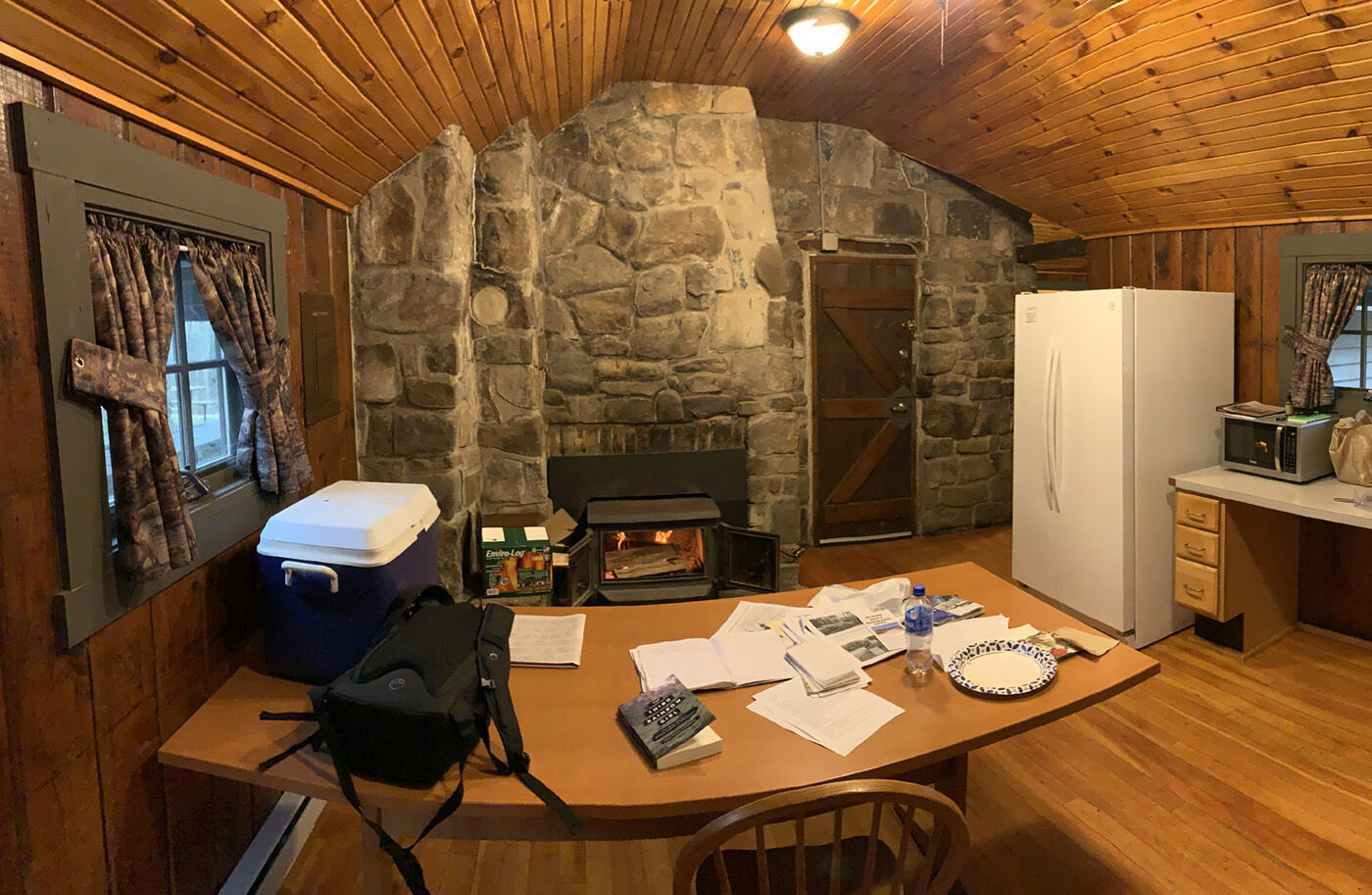 state park cabin interior
